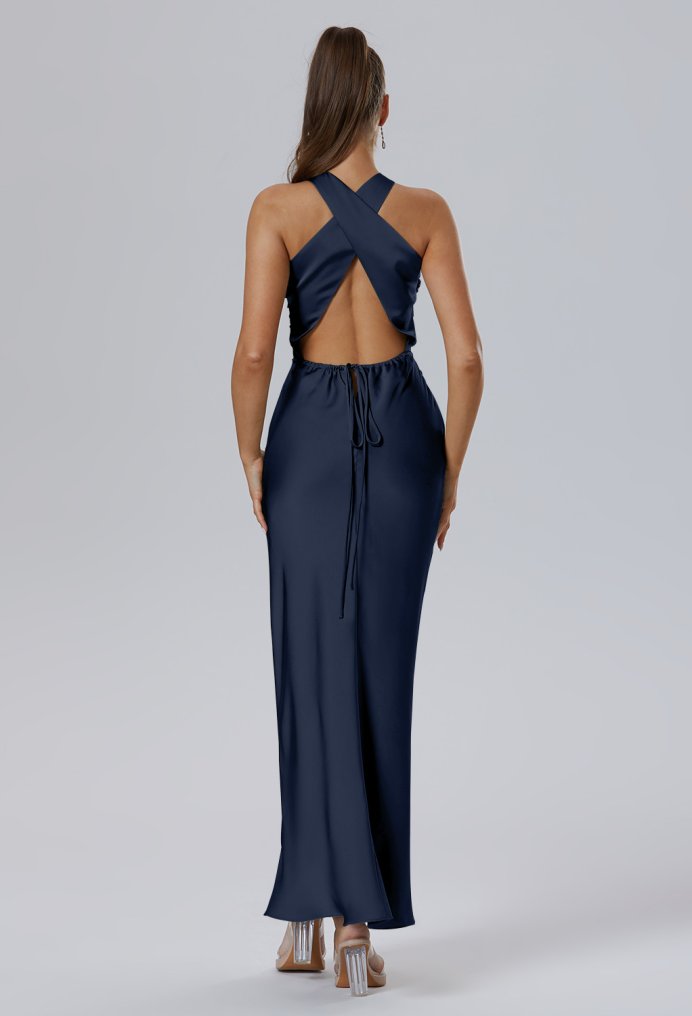 AW Teigne Dark Navy  Spring Wedding Guest Dresses